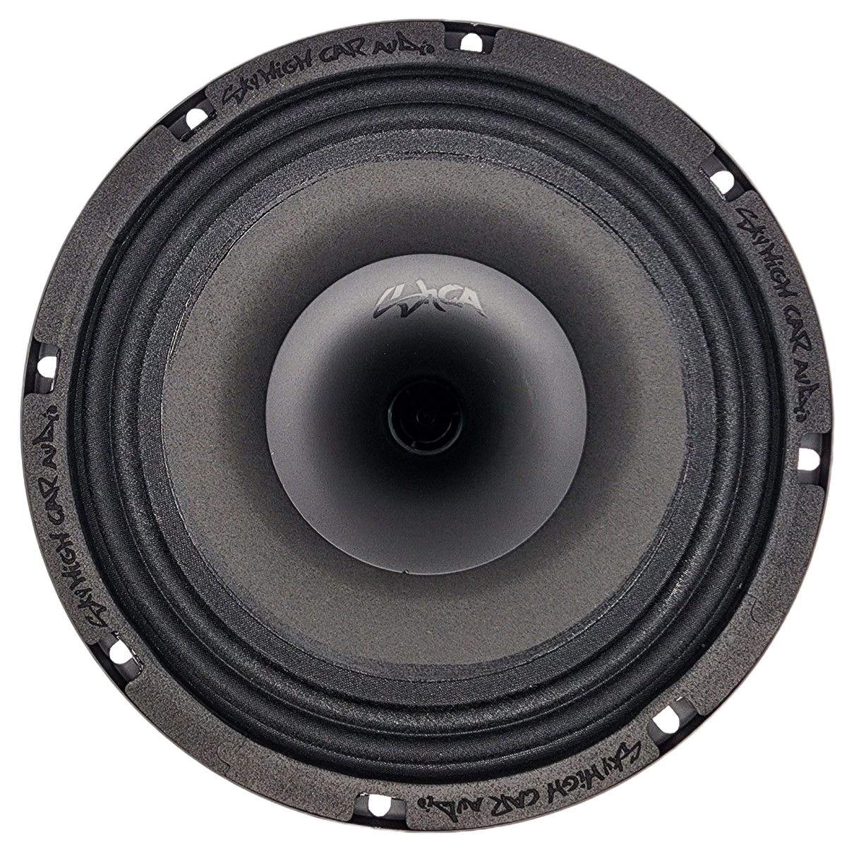 Sky High Car Audio SH-CX84SLIM 8” Slim Coaxial Speaker with Compression Driver Horn – Single - Sold by Audio Sellerz