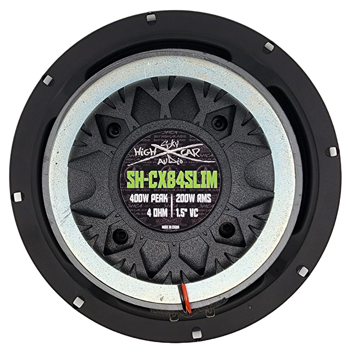Sky High Car Audio SH-CX84SLIM 8” Slim Coaxial Speaker with Compression Driver Horn – Single - Sold by Audio Sellerz