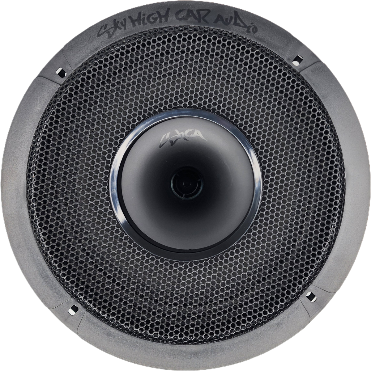 Sky High Car Audio SH-CX84SLIM 8” Slim Coaxial Speaker with Compression Driver Horn – Single - Sold by Audio Sellerz
