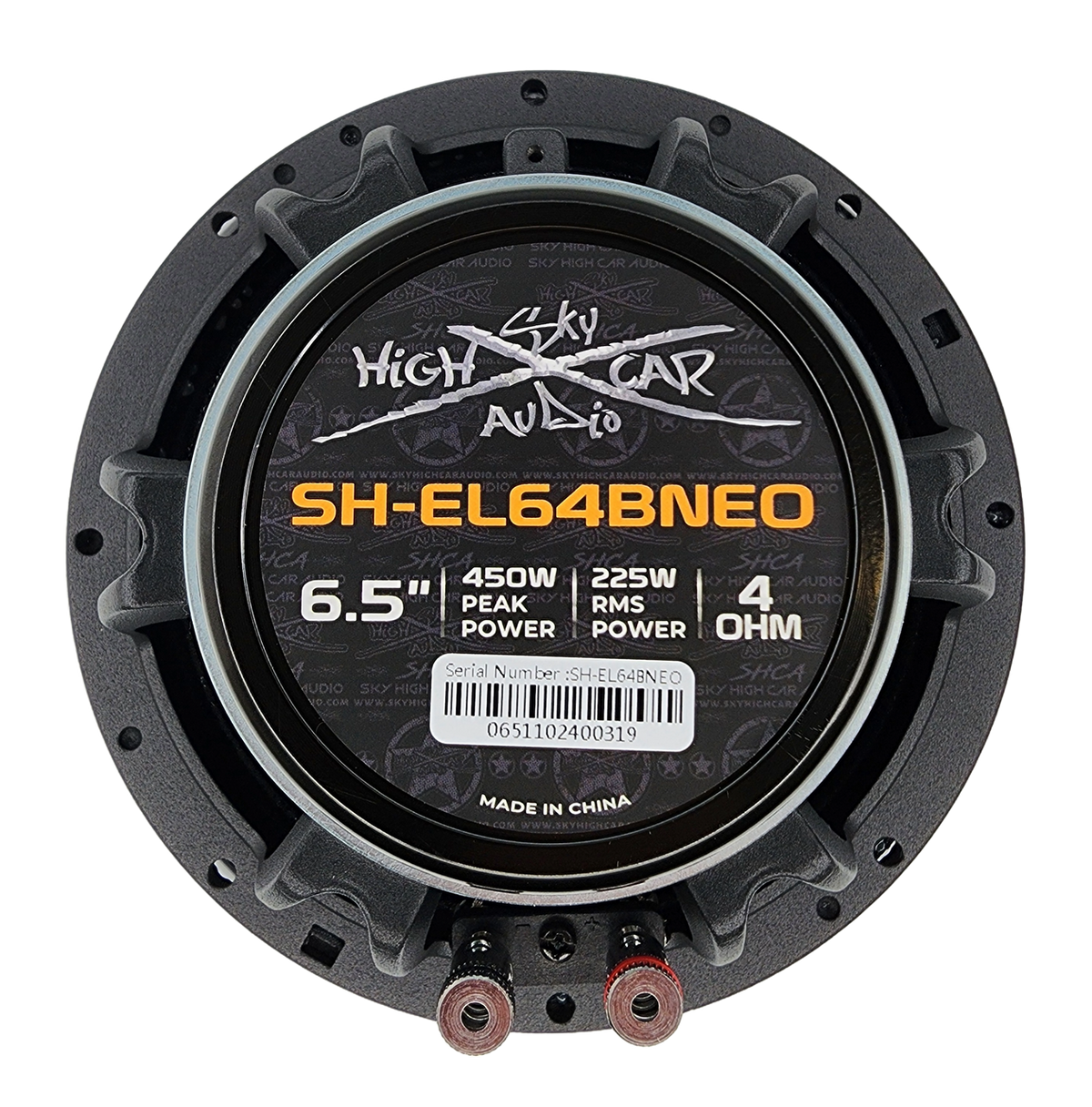 Sky High Car Audio SH-EL64BNEO 6.5” Neodymium Bullet Midrange Speaker (Single) - Sold by Audio Sellerz