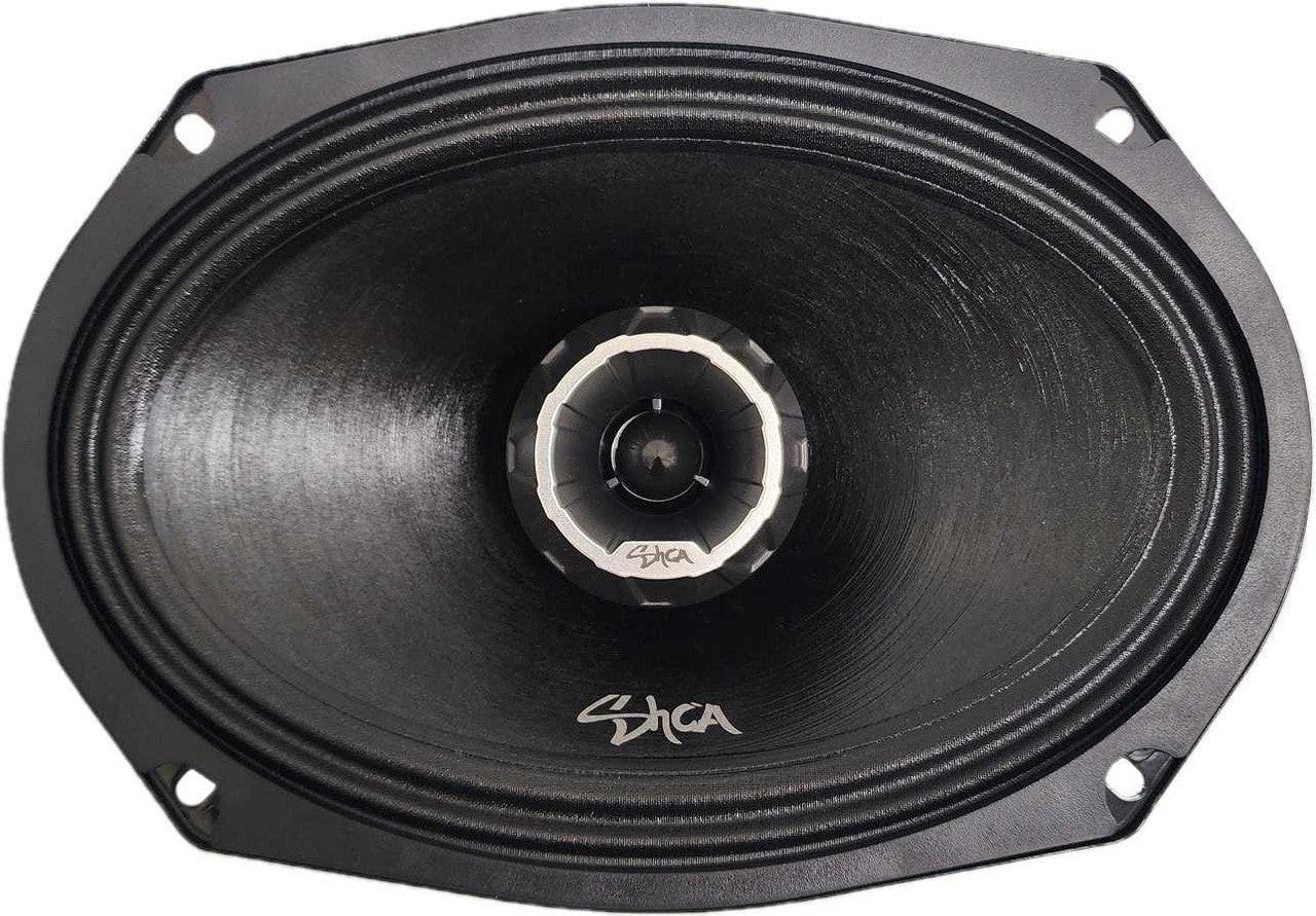 Sky High Car Audio SH-P69 6x9” COAXIAL MID-RANGE LOUDSPEAKER WITH 1" BULLET TWEETER - Audio Sellerz