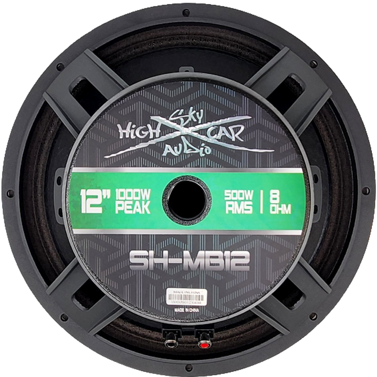 Sky High Car Audio SHCA Pro Audio MB12 – 12" Midbass Loudspeaker 1000 Watts 8 Ohm (Single) - Sold by Audio Sellerz