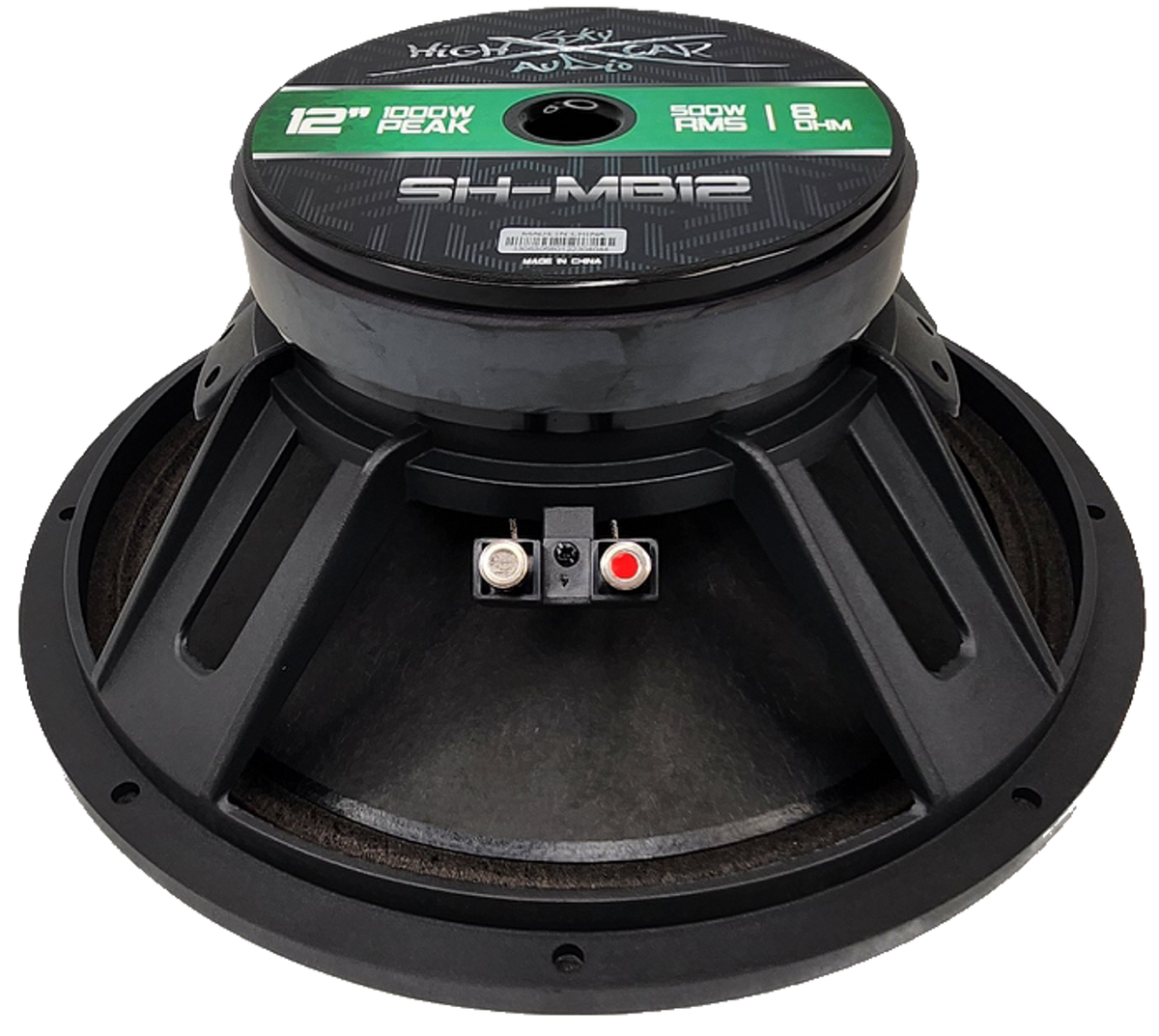 Sky High Car Audio SHCA Pro Audio MB12 – 12" Midbass Loudspeaker 1000 Watts 8 Ohm (Single) - Sold by Audio Sellerz