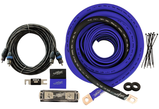 Sky High Car Audio 1/0 CCA Amp Kit.