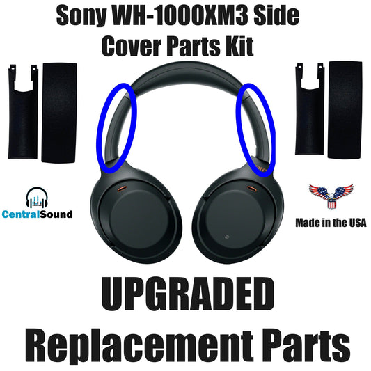 Replacement Side Cover Slider Parts UPGRADE KIT for Sony WH-1000XM3 WH1000XM3 Headphones - product image 1 - Audio Sellerz