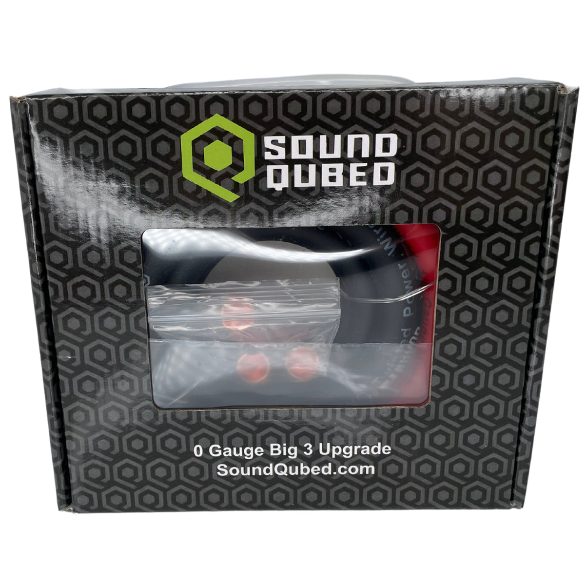 SoundQubed 1/0 Gauge Big 3 Upgrade Kit – CCA wire - Sold by Audio Sellerz