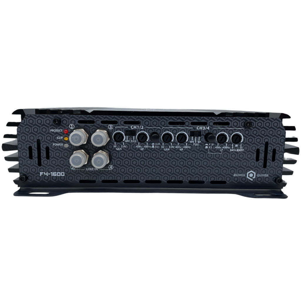 SoundQubed 1600 Watts F4-1600 Full Bridge 4 Channel Amplifier - Sold by Audio Sellerz