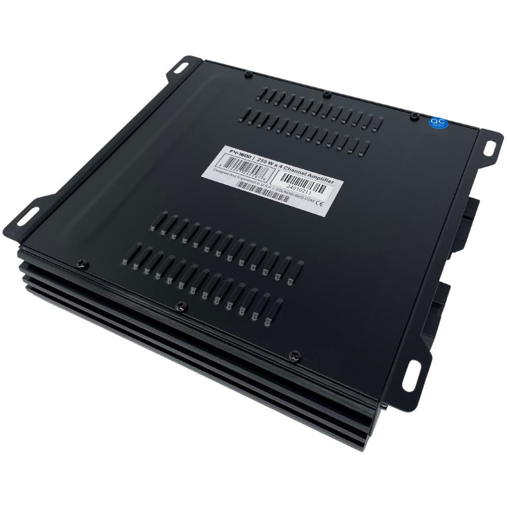 SoundQubed 1600 Watts F4-1600 Full Bridge 4 Channel Amplifier - Sold by Audio Sellerz