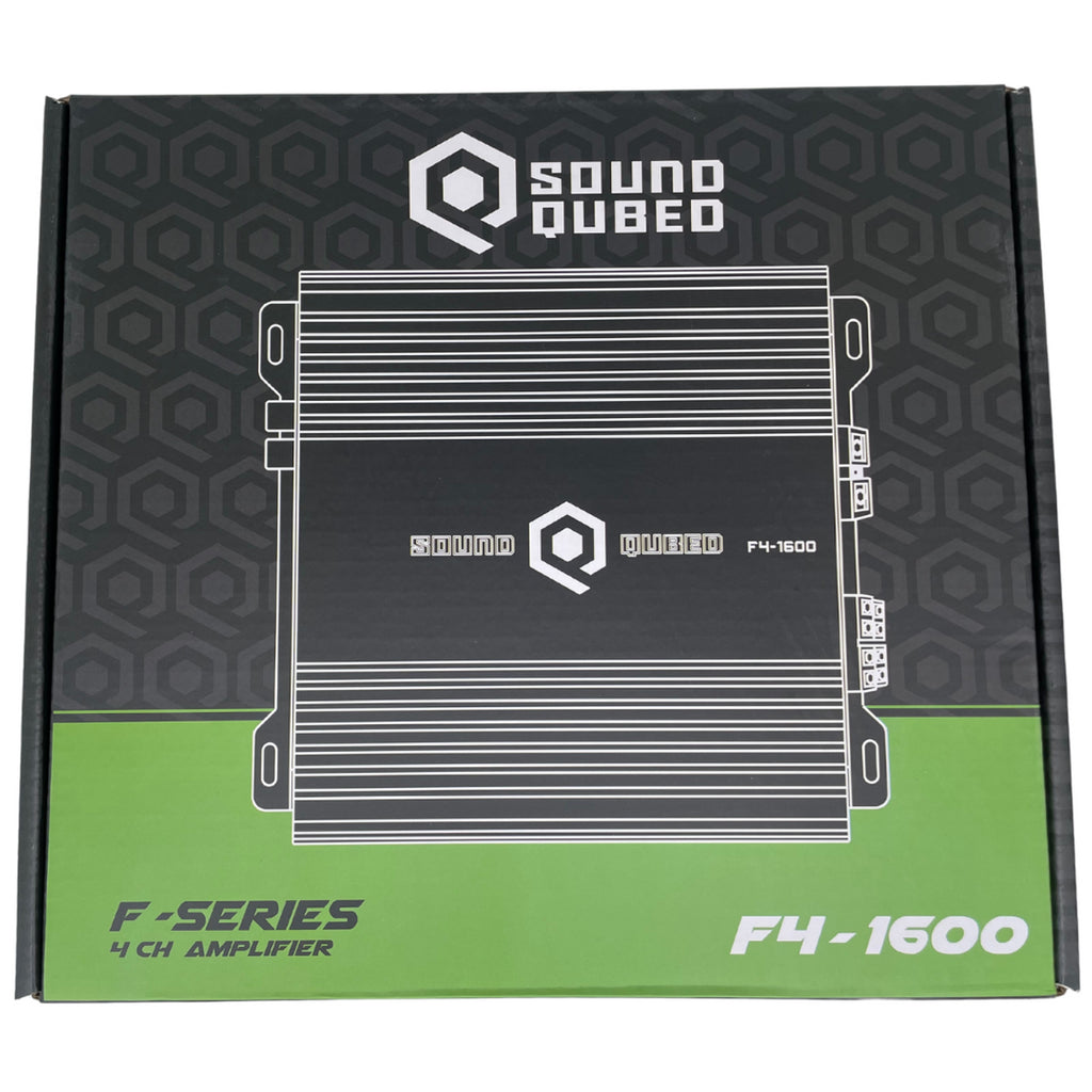 SoundQubed 1600 Watts F4-1600 Full Bridge 4 Channel Amplifier - Sold by Audio Sellerz