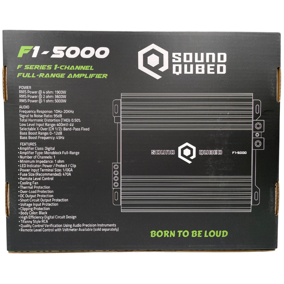 SoundQubed 5000 Watts F1-5000 Full Bridge Mono Block Amplifier - Sold by Audio Sellerz