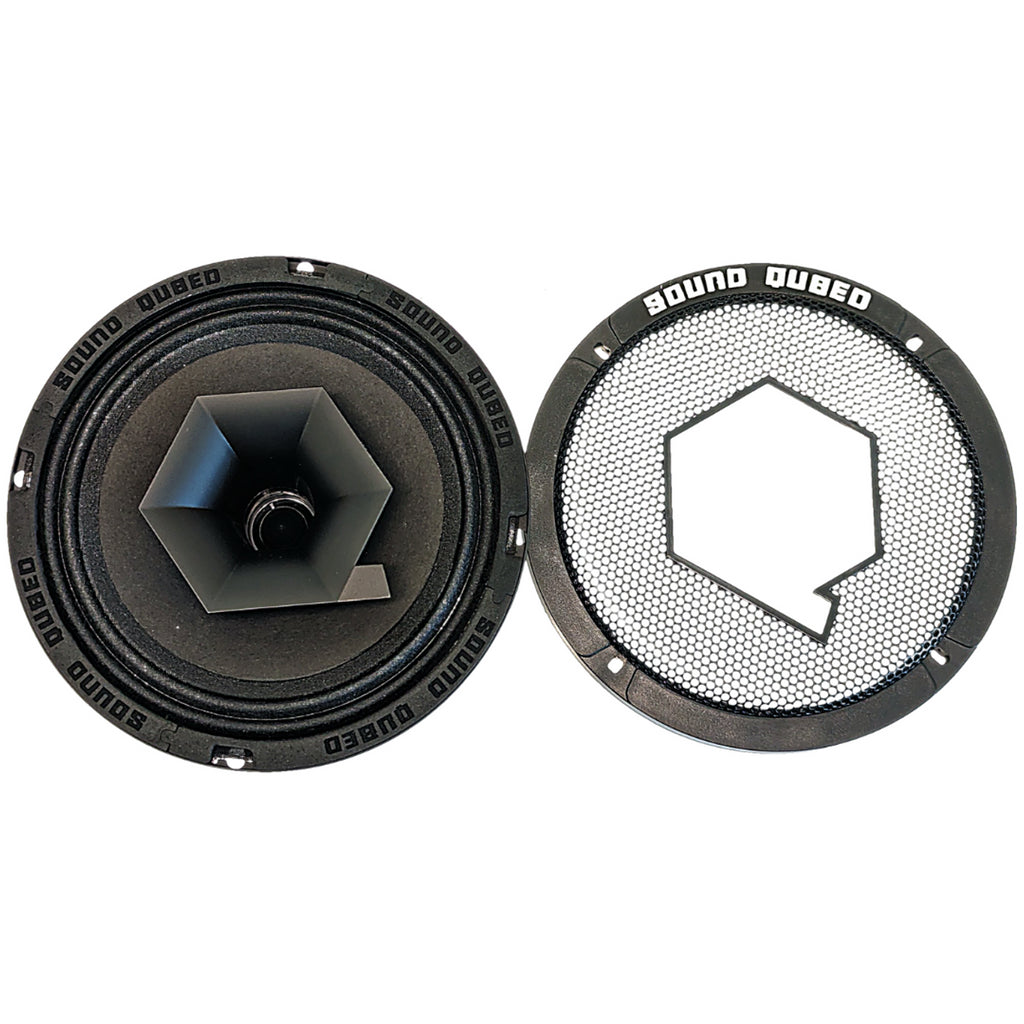 SoundQubed BGS-CX64SL 6.5" Coaxial Slim Loudspeaker with 1″ Compression Driver - Sold by Audio Sellerz