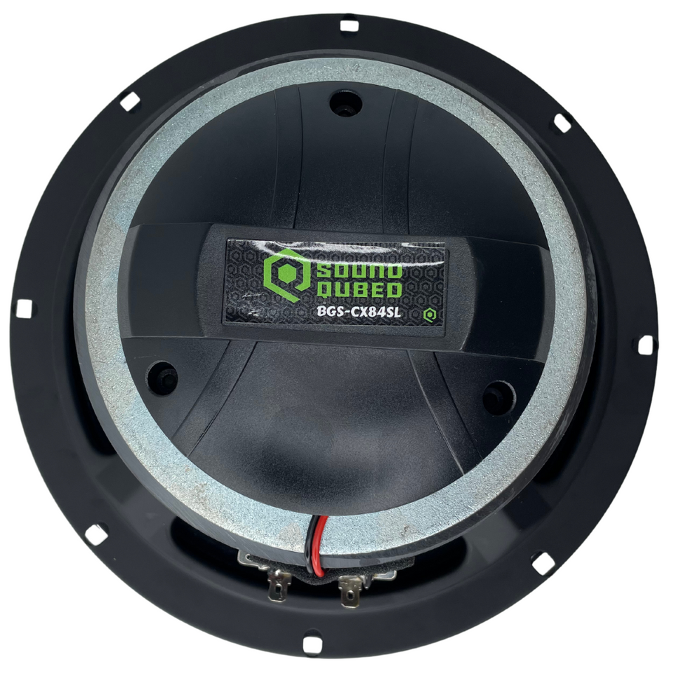 SoundQubed BGS-CX84SL 8" Coaxial Slim Loudspeaker with 1" Compression Driver 4 Ohm 150W RMS - Sold by Audio Sellerz