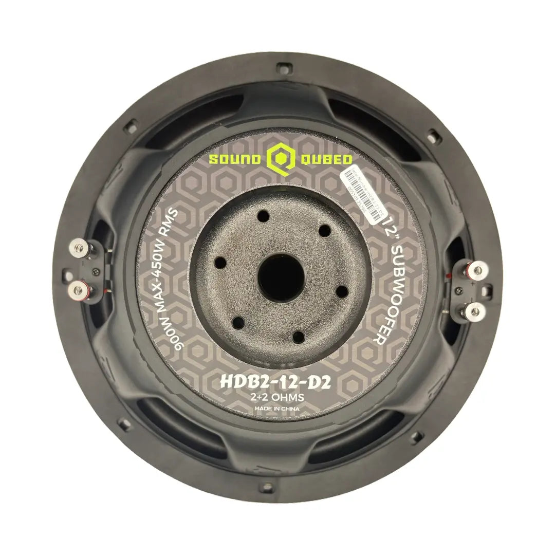 SoundQubed HDB2 12" 450W RMS DVC Subwoofer D2/D4 - Sold by Audio Sellerz