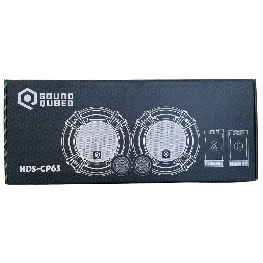 SoundQubed HDS Series 6.5" Components 2-Way Speakers Pair - Sold by Audio Sellerz