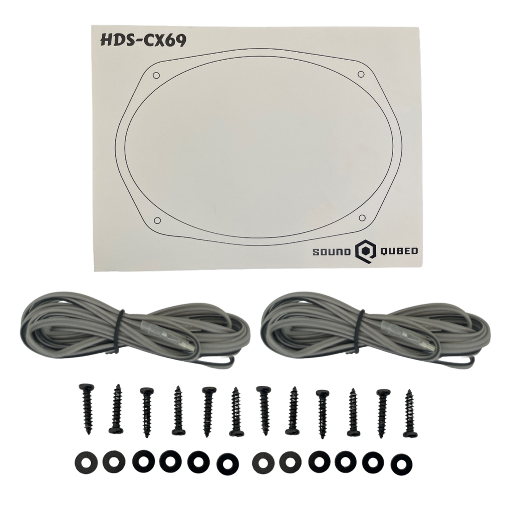 SoundQubed HDS Series 6x9" Coaxial 3-Way Speaker Pair - Sold by Audio Sellerz