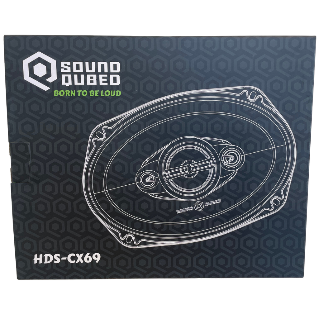 SoundQubed HDS Series 6x9" Coaxial 3-Way Speaker Pair - Sold by Audio Sellerz