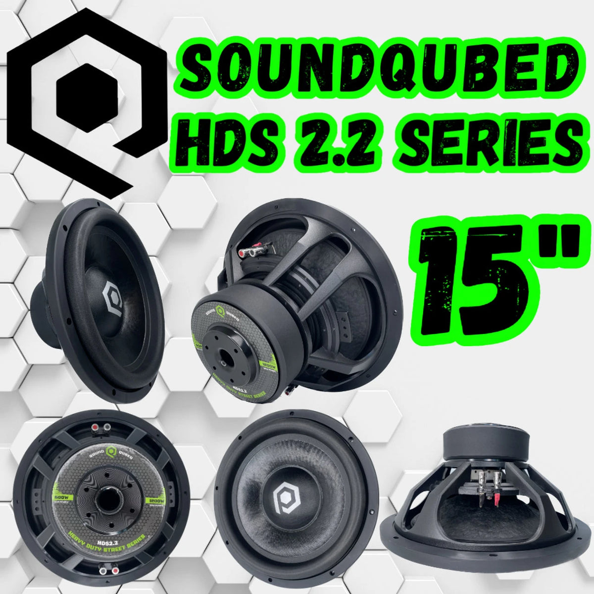 SoundQubed HDS2.2 15" Series Subwoofer - Sold by Audio Sellerz