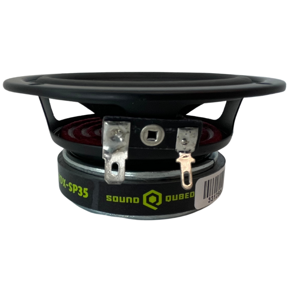 SoundQubed HDX Series 3.5" Midrange Speakers Pair - Sold by Audio Sellerz