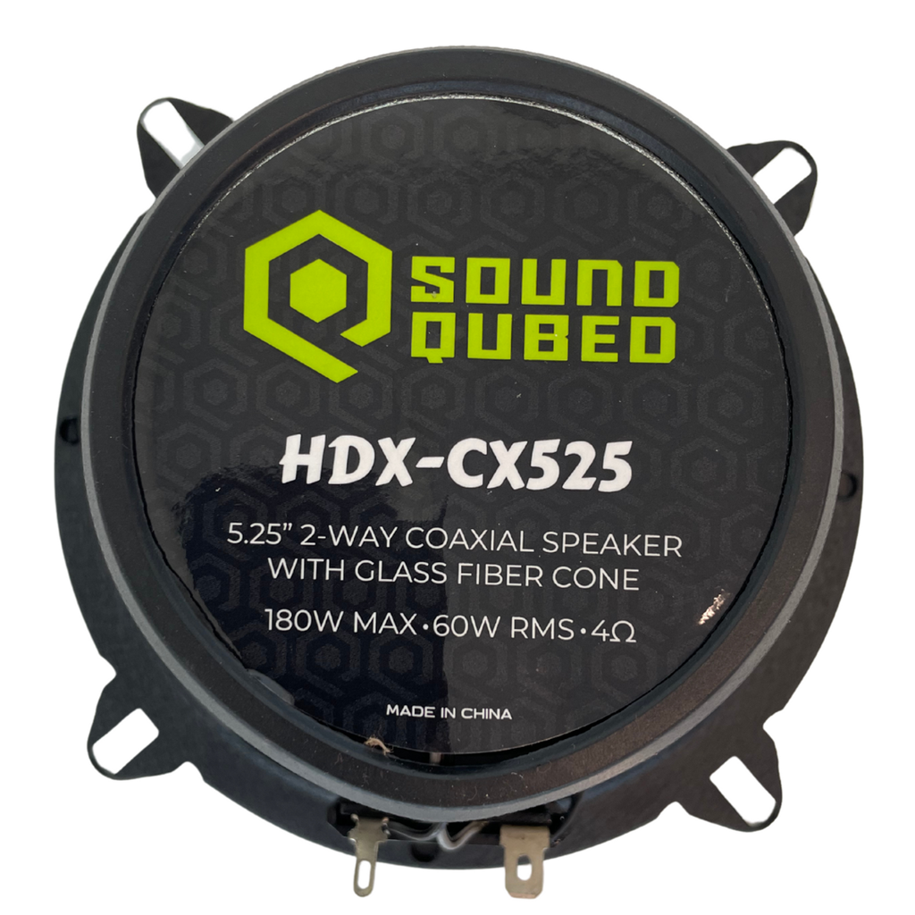 SoundQubed HDX Series 5.25" Coaxial 2-Way Speakers Pair - Sold by Audio Sellerz