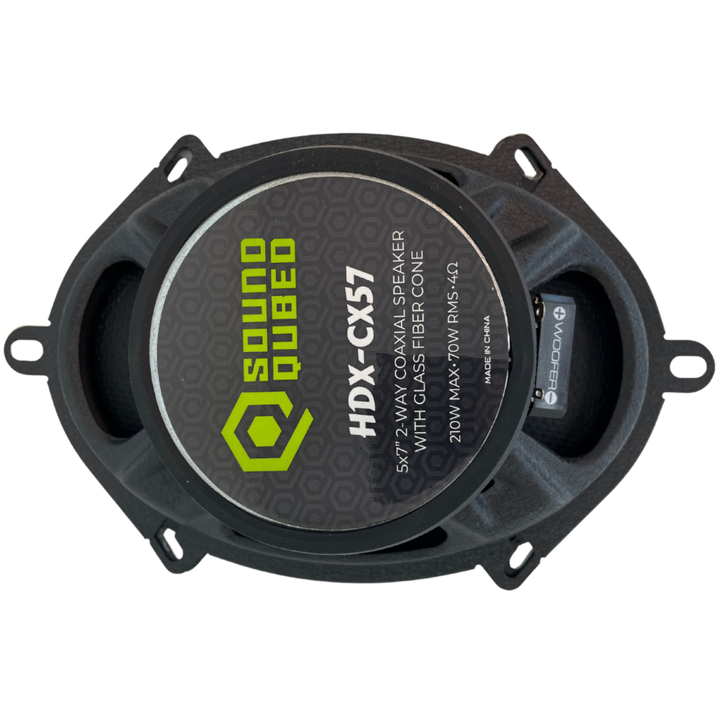SoundQubed HDX Series 5x7" Coaxial 2-Way Speakers Pair - Sold by Audio Sellerz