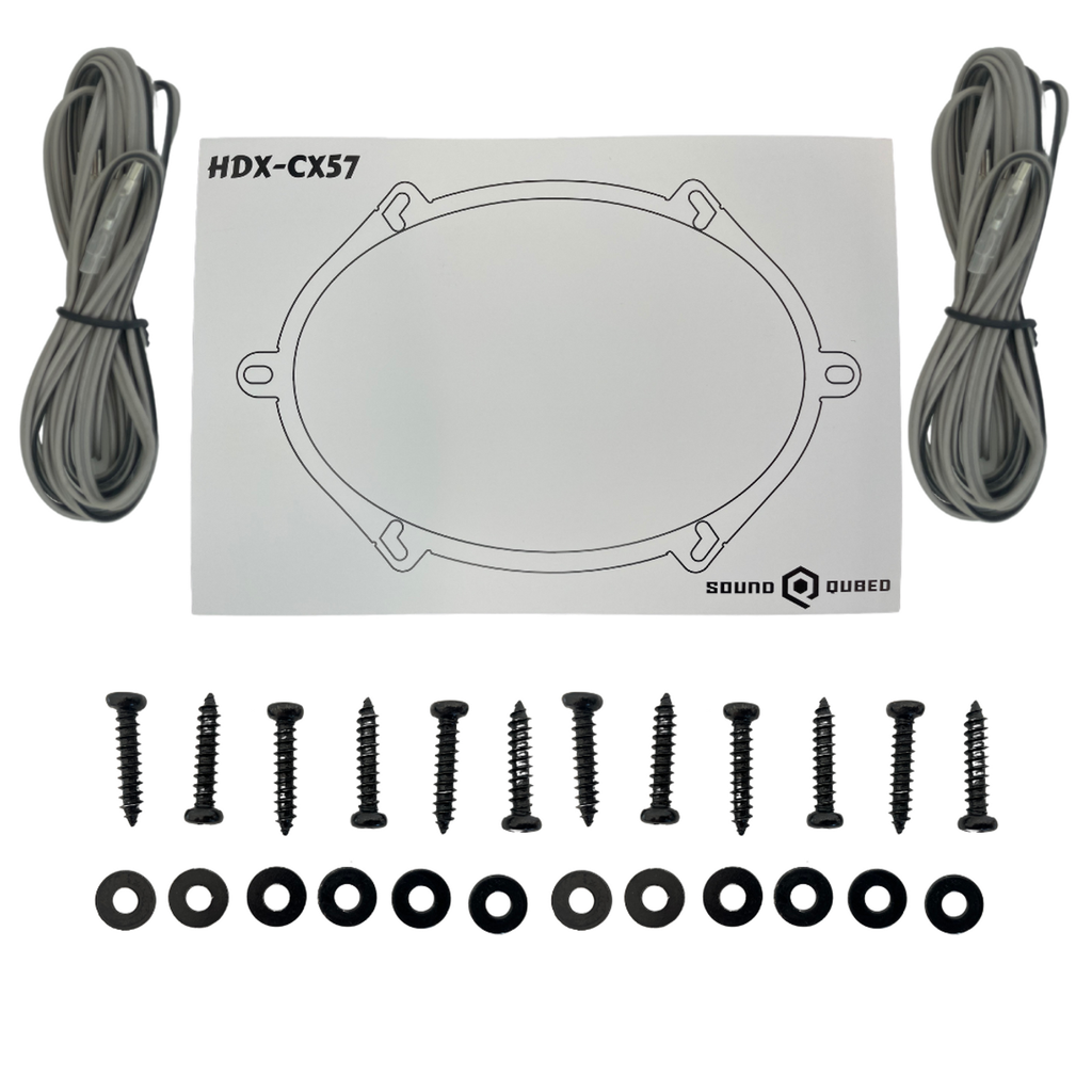 SoundQubed HDX Series 5x7" Coaxial 2-Way Speakers Pair - Sold by Audio Sellerz
