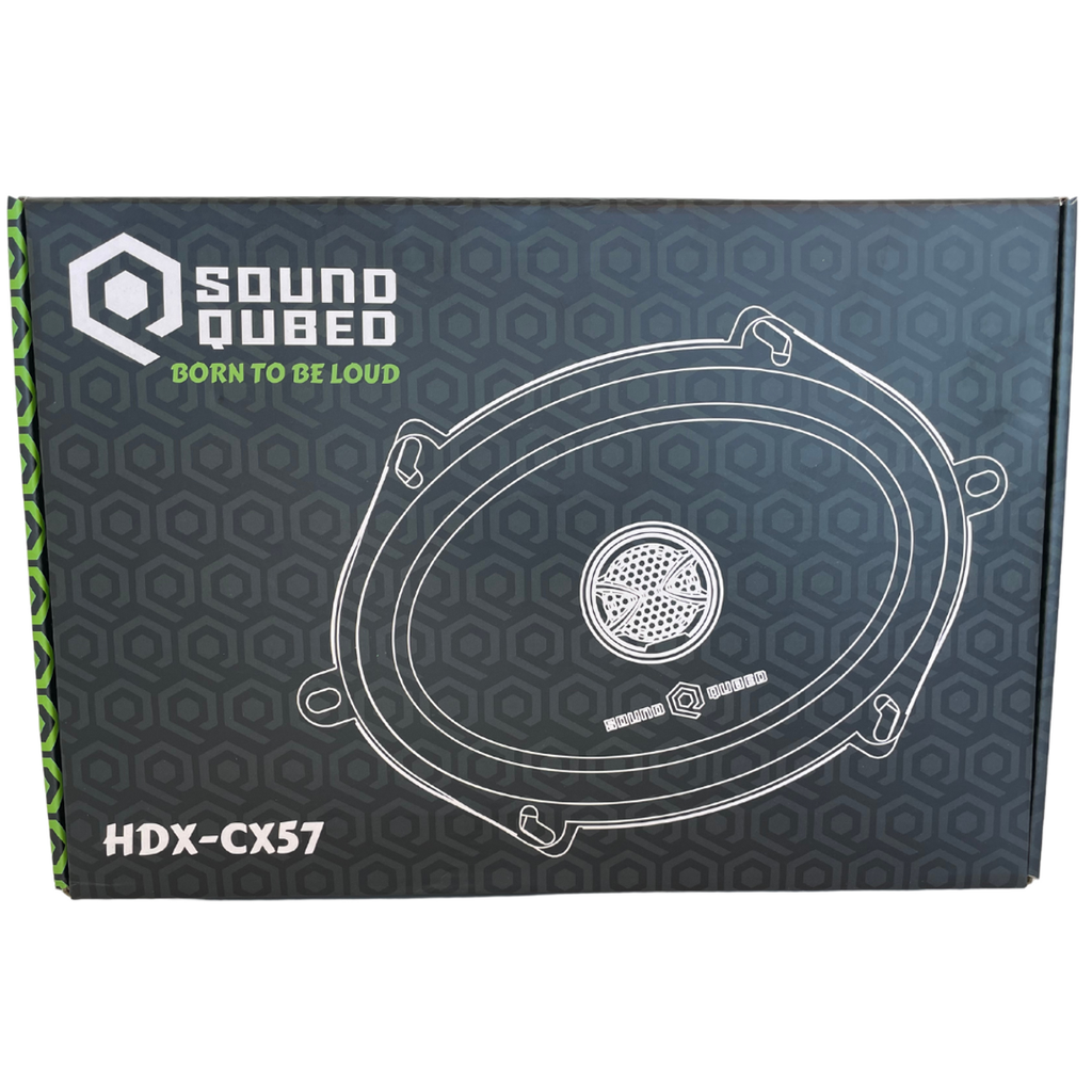 SoundQubed HDX Series 5x7" Coaxial 2-Way Speakers Pair - Sold by Audio Sellerz