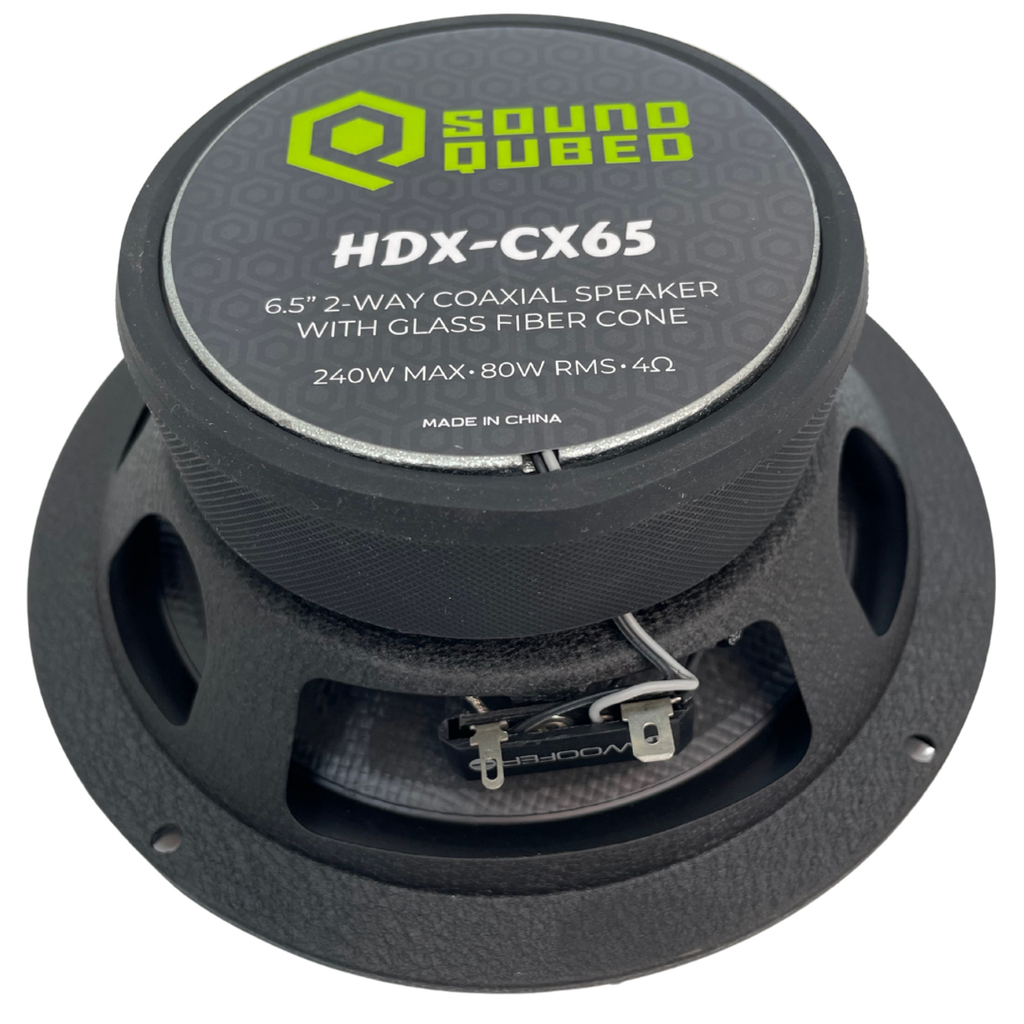 SoundQubed HDX Series 6.5" Coaxial 2-Way Speakers Pair - Sold by Audio Sellerz