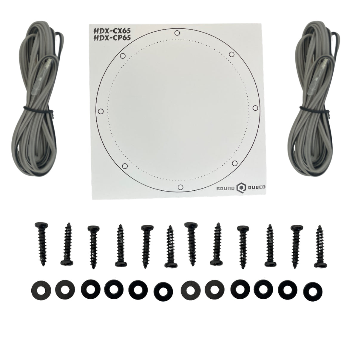 SoundQubed HDX Series 6.5" Component Speaker Set Pair - Sold by Audio Sellerz