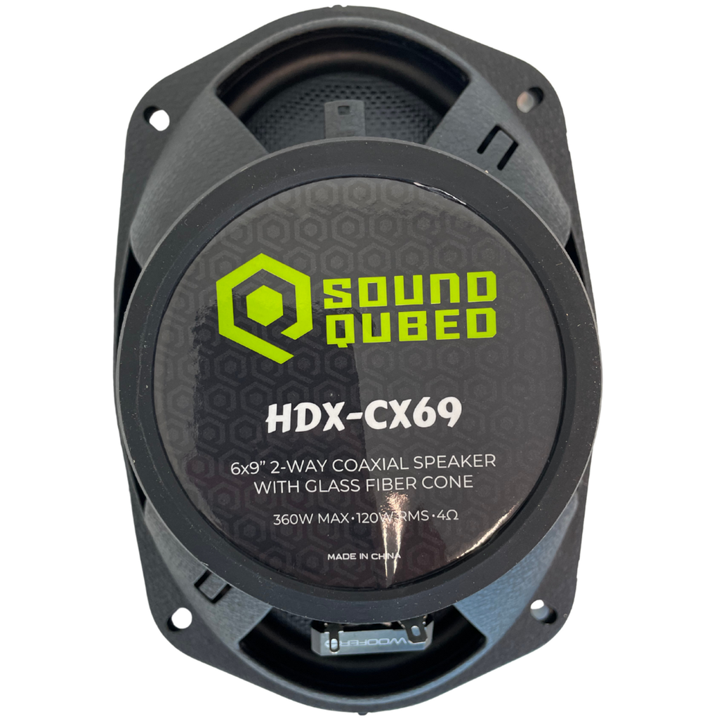SoundQubed HDX Series 6x9" Coaxial 2-Way Speakers Pair - Sold by Audio Sellerz