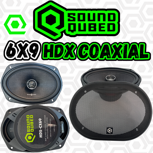 Soundqubed HDX Series 6x9" Coaxial 2-way Speakers - Audio Sellerz