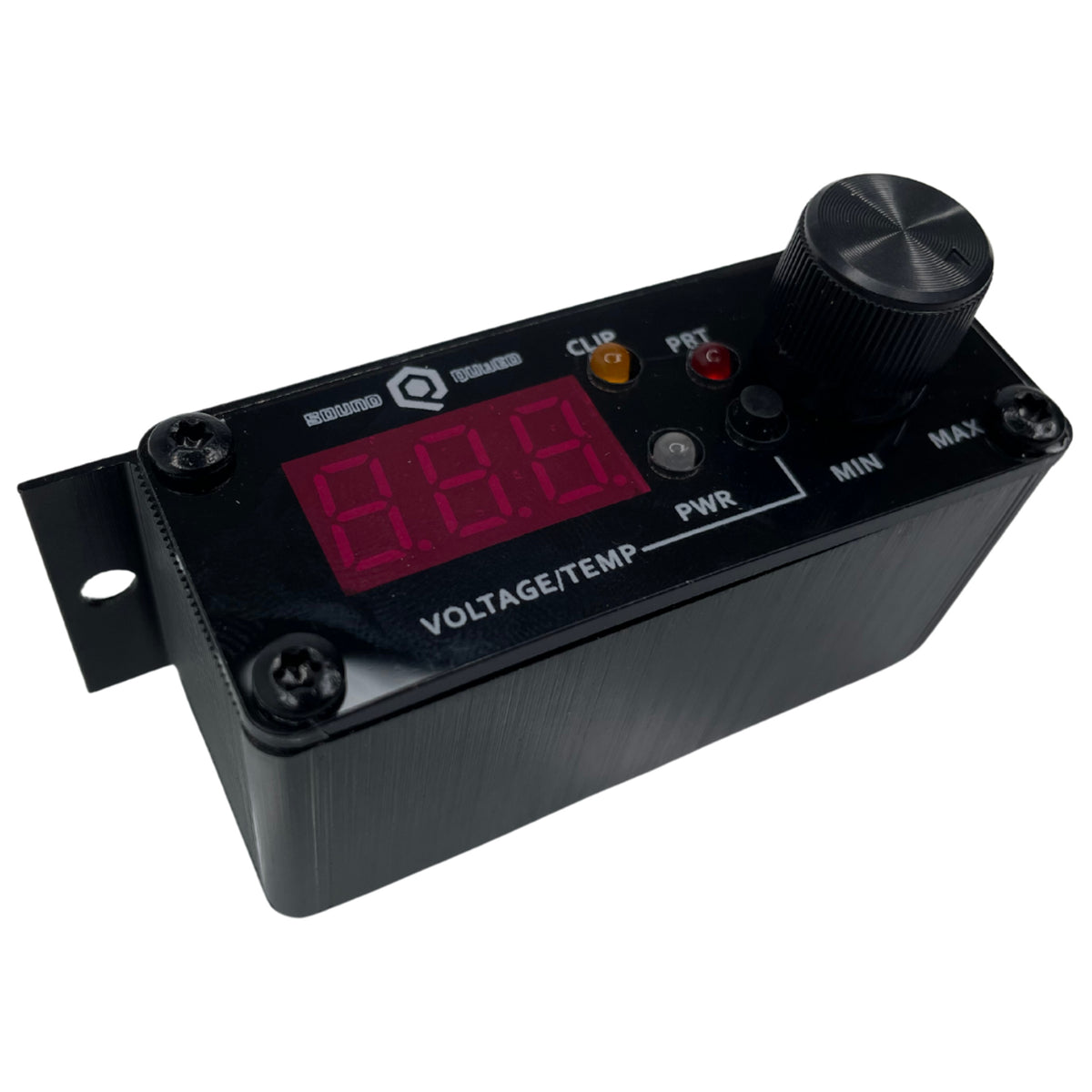 SoundQubed SK1 Bass Knob for F-Series Amplifiers with Voltmeter Temperature Monitor and Clip Light - Sold by Audio Sellerz
