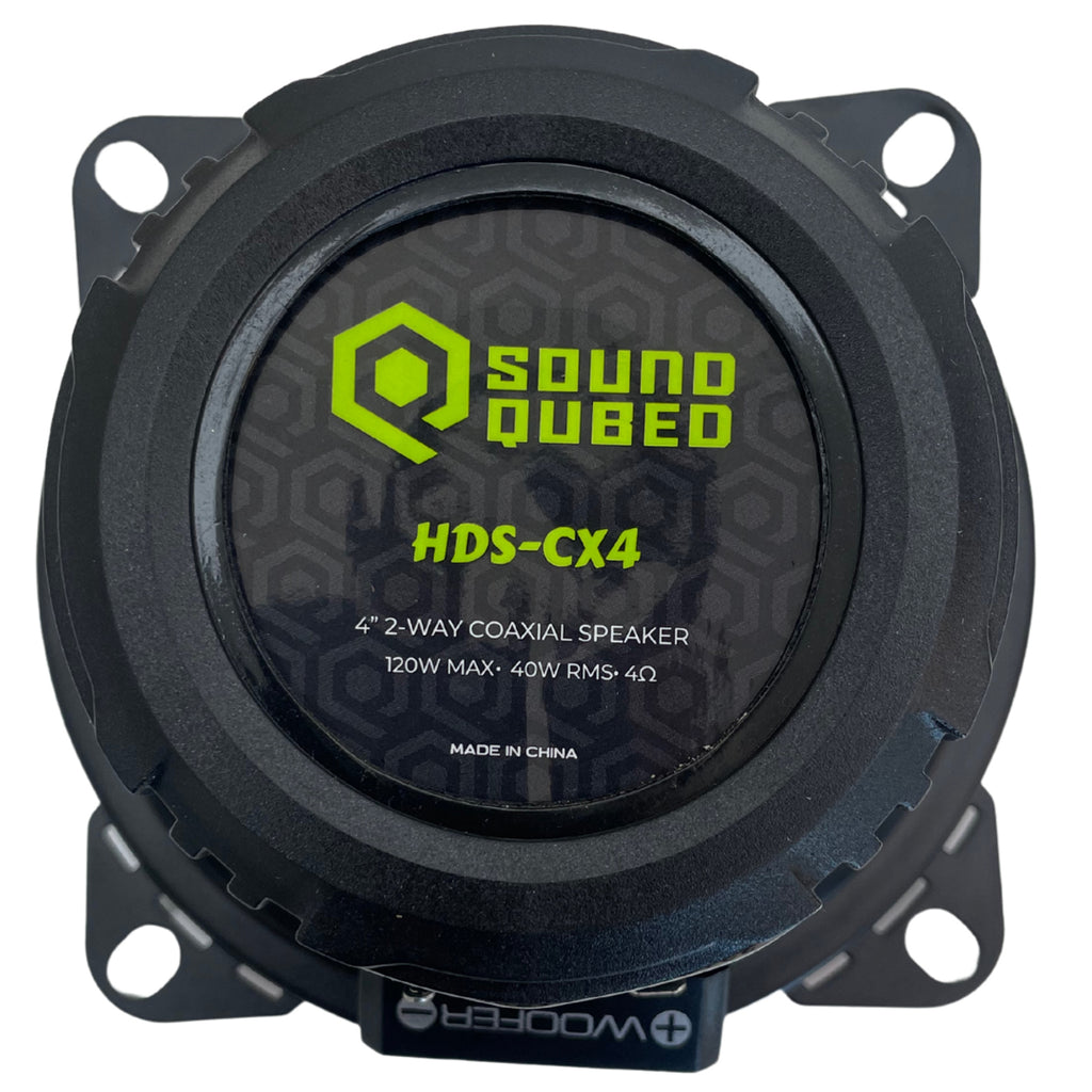 Soundqubed HDS Series 4" Coaxial 2-way Speakers - Sold by Audio Sellerz