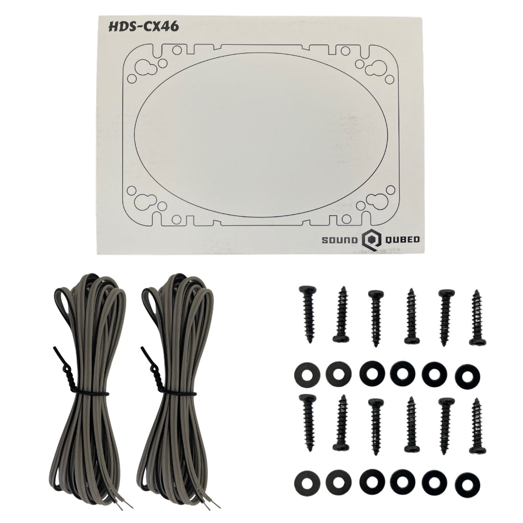 Soundqubed HDS Series 4x6" Coaxial 2-way Speakers - Sold by Audio Sellerz