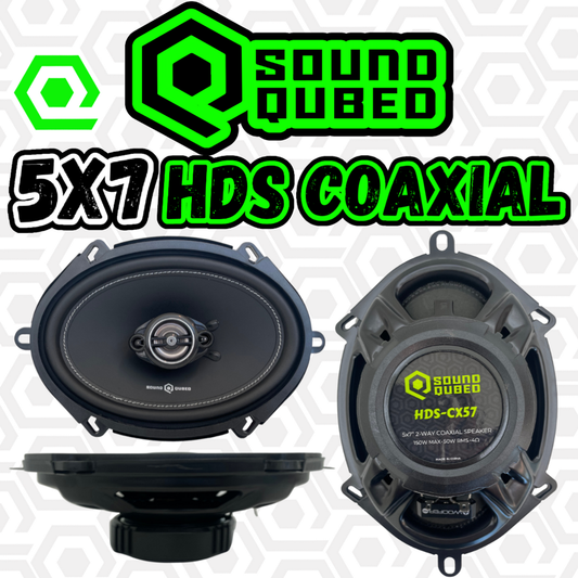 Soundqubed HDS Series 5x7" Coaxial 2-way Speakers - Audio Sellerz