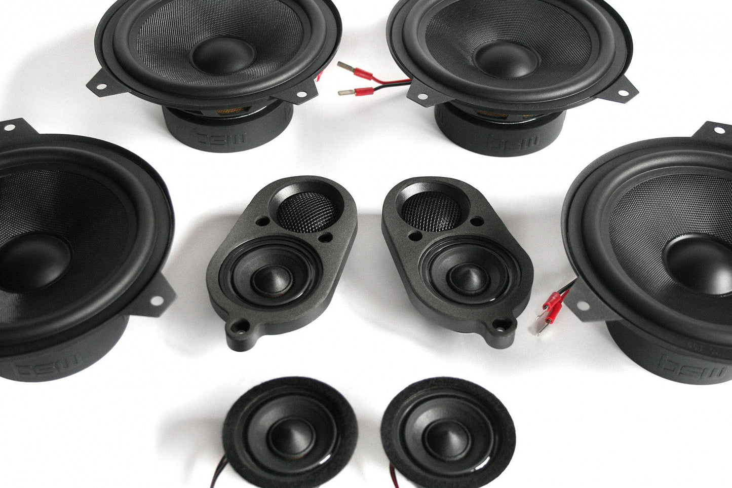 Bavsound Stage One Speaker Upgrade for E46 Coupe with Harman Kardon.