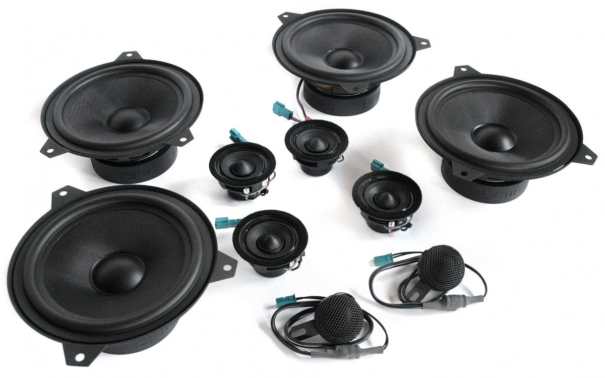 Bavsound Stage One Speaker Upgrade for E46 Sedan/Wagon with Standard Hi-Fi.
