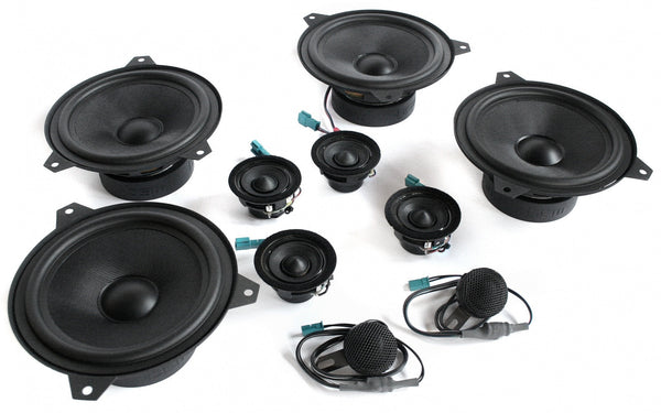 Bavsound Stage One Speaker Upgrade for E46 Sedan/Wagon with Standard Hi-Fi.