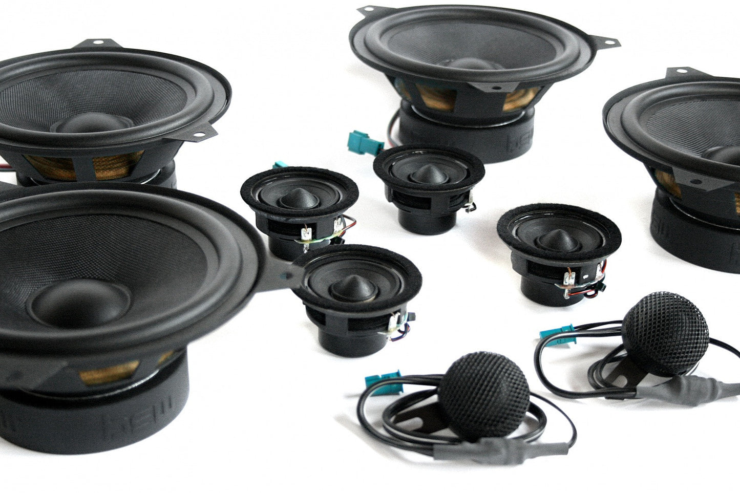 Bavsound Stage One Speaker Upgrade for E46 Sedan/Wagon with Standard Hi-Fi.