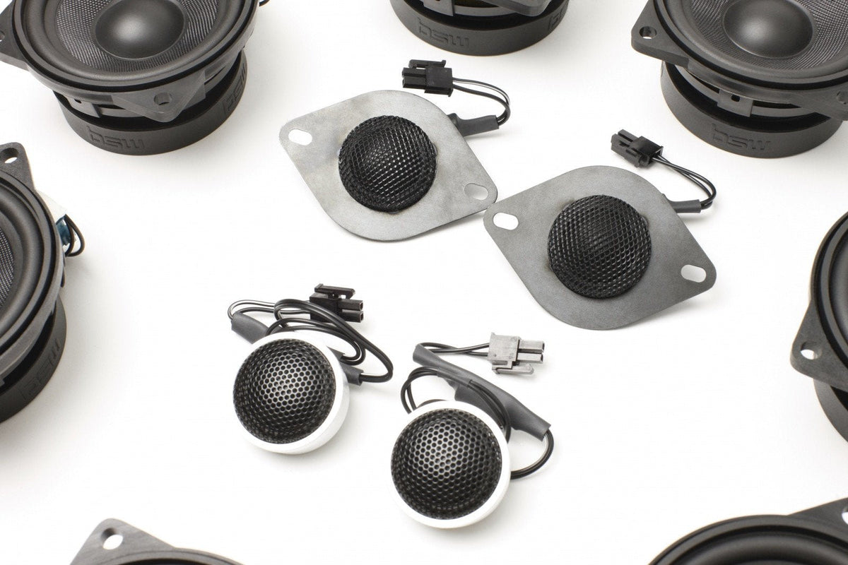 Stage One BMW Speaker Upgrade for E60/E61 Sedan/Wagon with DIRAC / EPS.