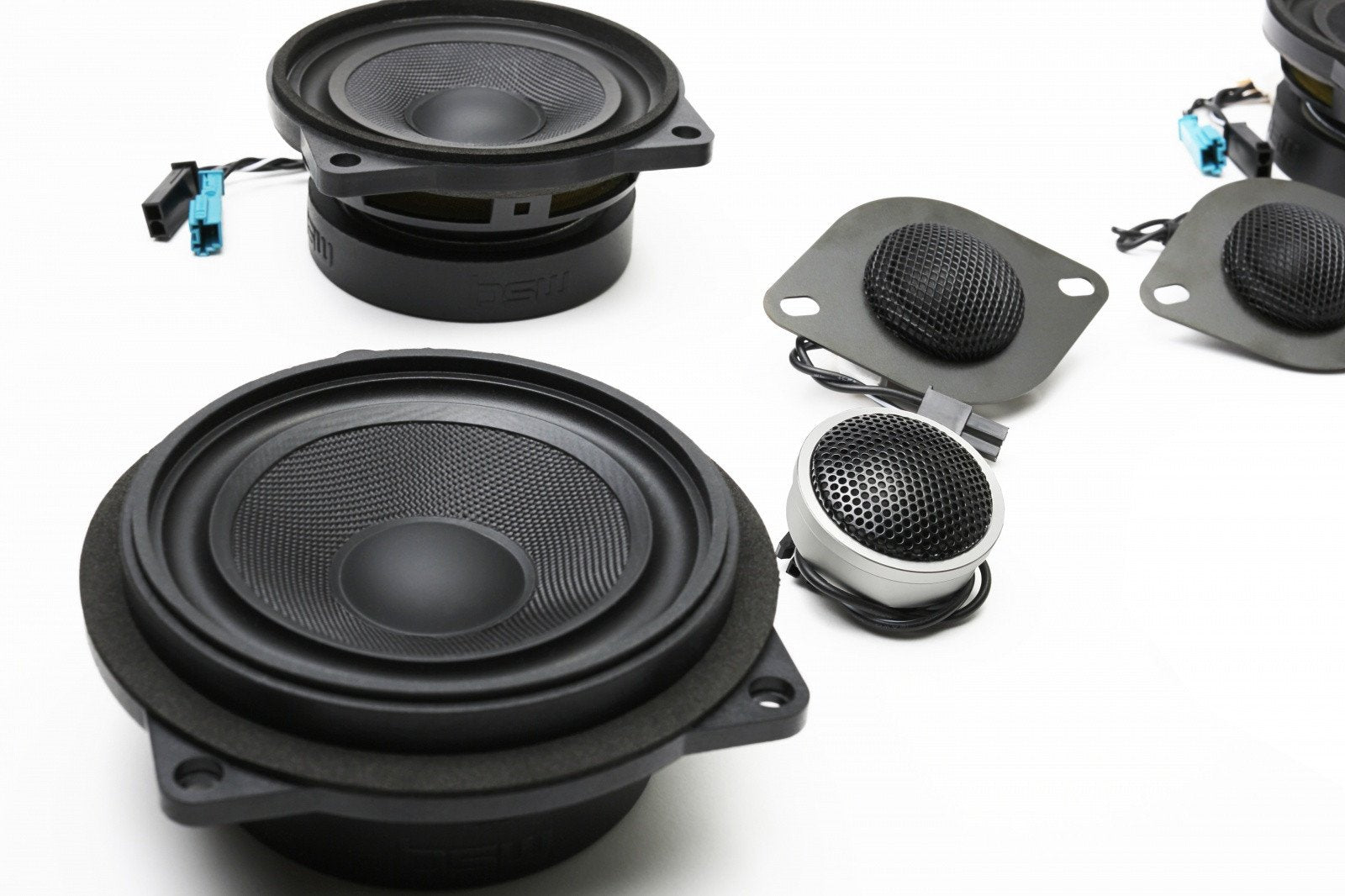 Stage One BMW Speaker Upgrade for E90 Sedan with Individual / High End Audio.
