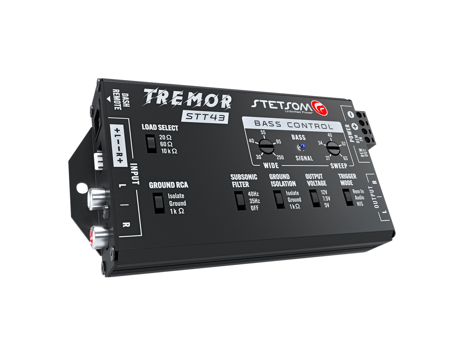 Stetsom STT43 Tremor Pro Bass Restoration Processor with Bass Knob - Audio Sellerz