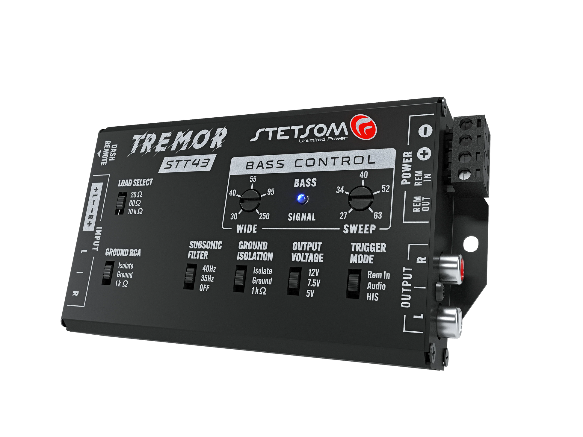 Stetsom STT43 Tremor Pro Bass Restoration Processor with Bass Knob - Audio Sellerz