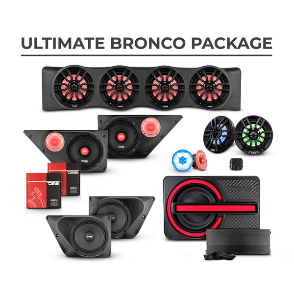 Ultimate Bronco Audio Package.