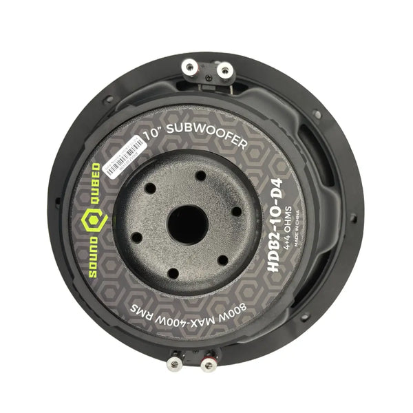SoundQubed HDB2 10" 400W RMS DVC Subwoofer D2/D4.