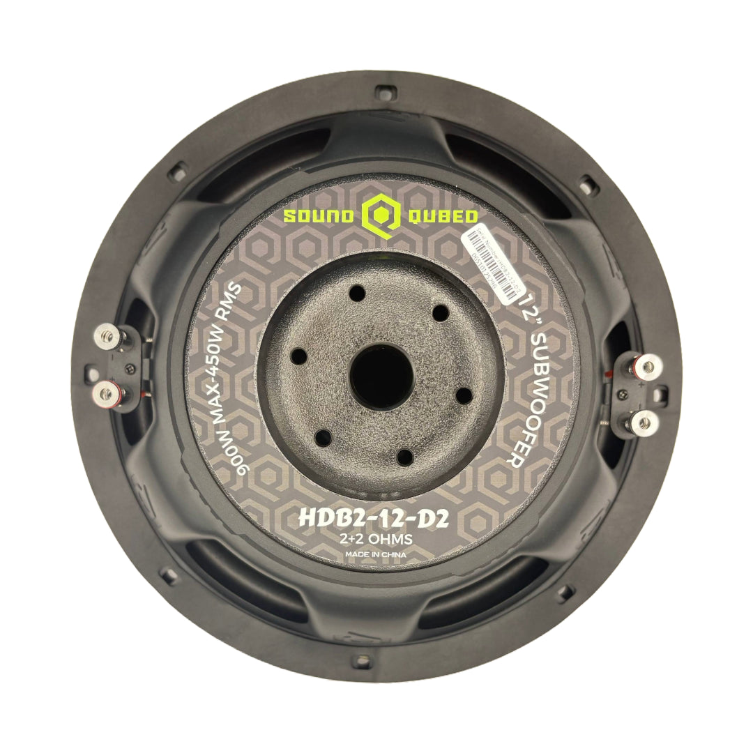 SoundQubed HDB2 12" 450W RMS DVC Subwoofer D2/D4.