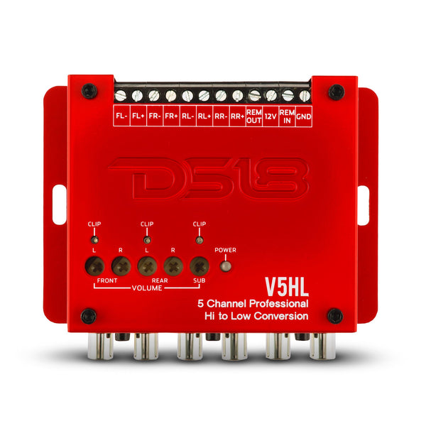 Hi/Lo Converter 5-Channel with 12 Volt Trigger Output (Remote out).
