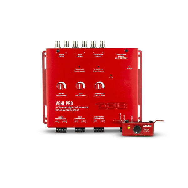 Hi/Lo Converter 6-Channel with 12 Volt Trigger Output (Remote out).