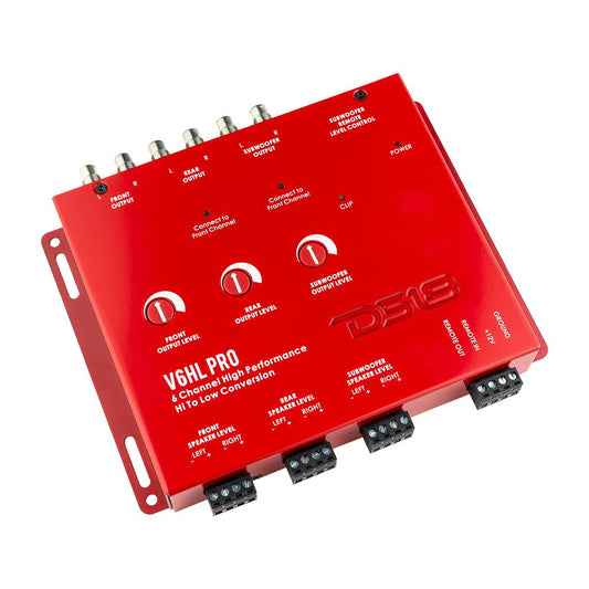 Hi/Lo Converter 6-Channel with 12 Volt Trigger Output (Remote out).