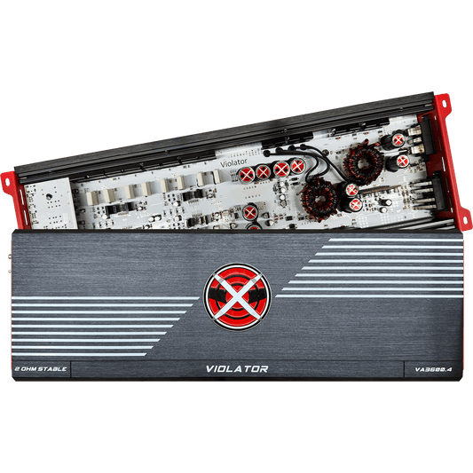 Violator Audio VA3600.4 3,600 Watt 4-Channel Amplifier.