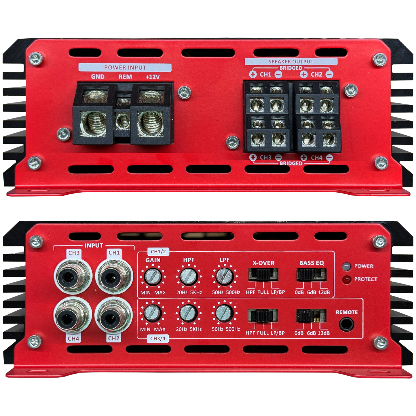 Violator Audio VA3600.4 3,600 Watt 4-Channel Amplifier.